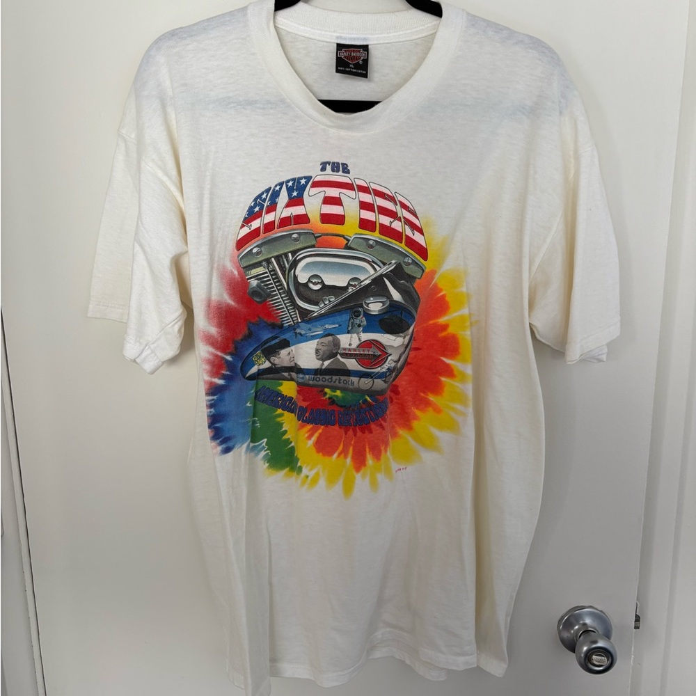 Vintage Harley-Davidson White Short Sleeve Tee